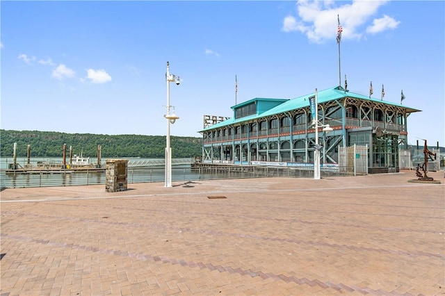 view of property featuring a water view