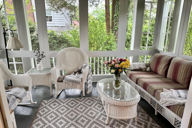 105 Walworth Ave, Scarsdale, NY 10583 - sunroom featuring an outdoor living space and french doors