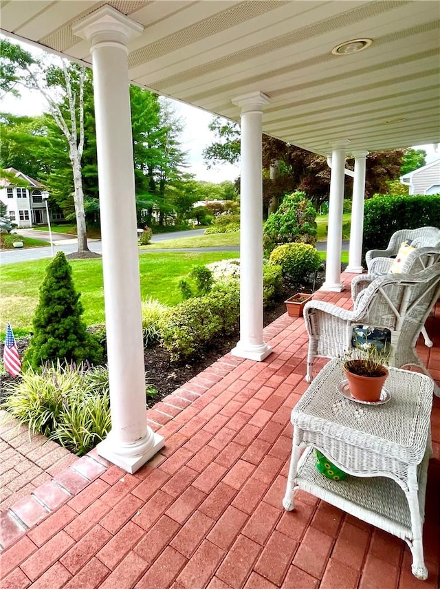 view of patio