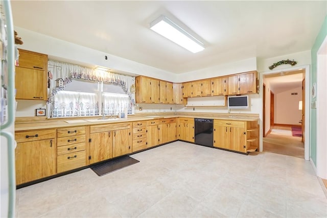 kitchen featuring sink and dishwasher