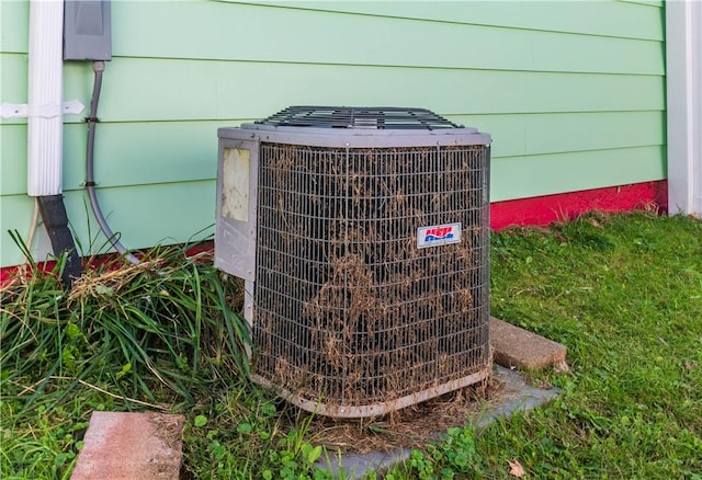 exterior details featuring central air condition unit