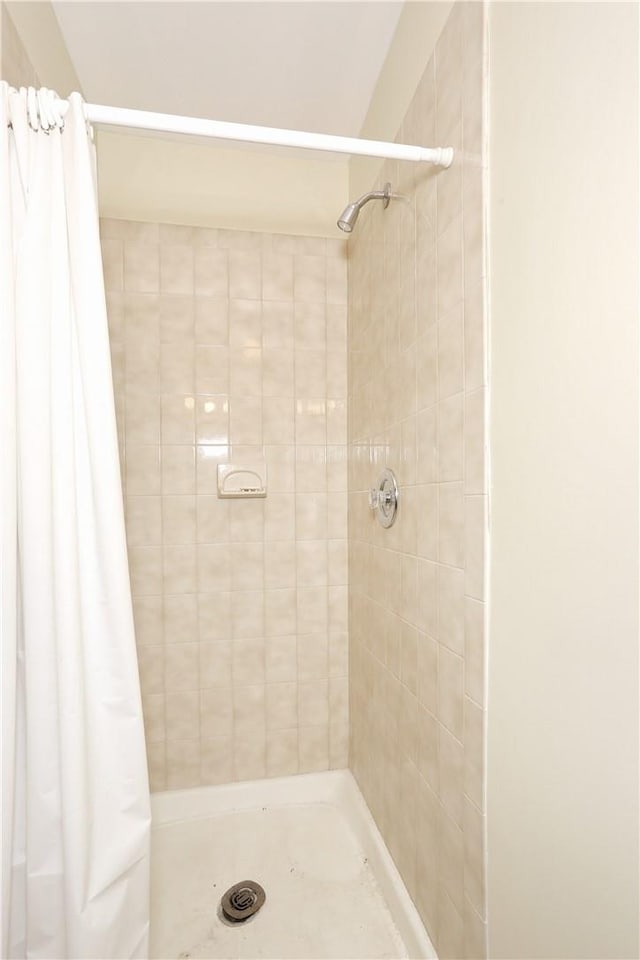 bathroom with walk in shower