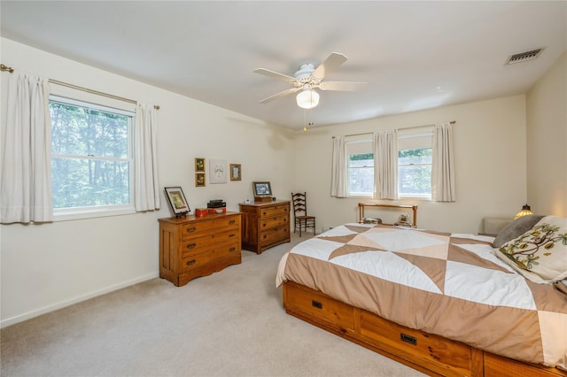 210 Bulsontown Rd, Stony Point, NY 10980 - bedroom featuring light colored carpet and a ceiling fan