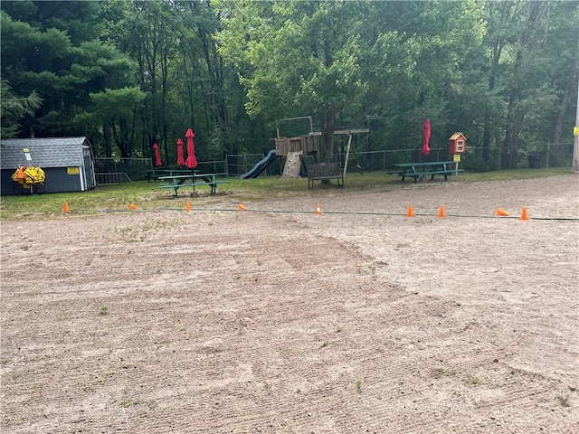 view of playground