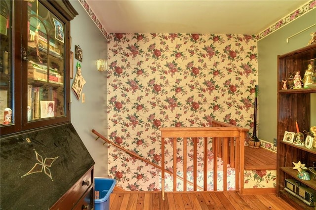 interior space featuring hardwood / wood-style flooring