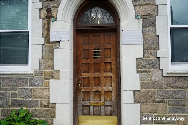 view of entrance to property