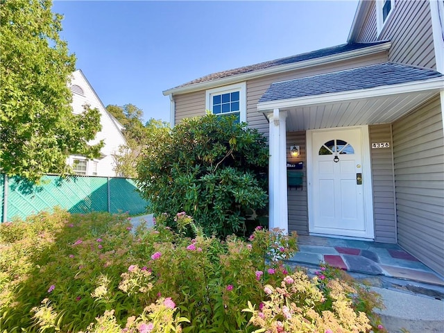 view of entrance to property