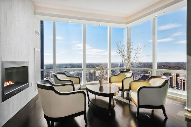 sunroom featuring a healthy amount of sunlight