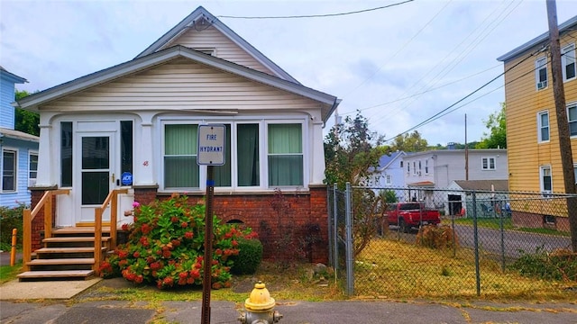 view of bungalow