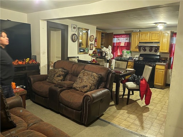 view of living room