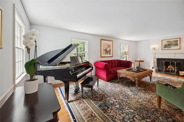 interior space featuring hardwood / wood-style flooring