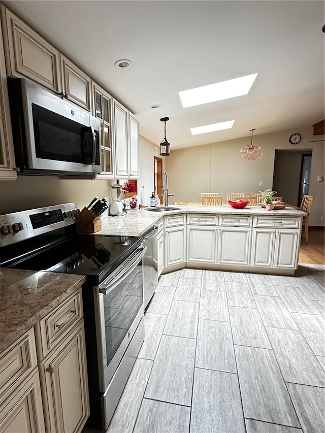 kitchen with cream cabinetry