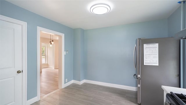 interior space featuring light hardwood / wood-style flooring