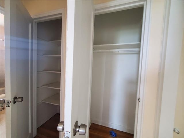 view of closet