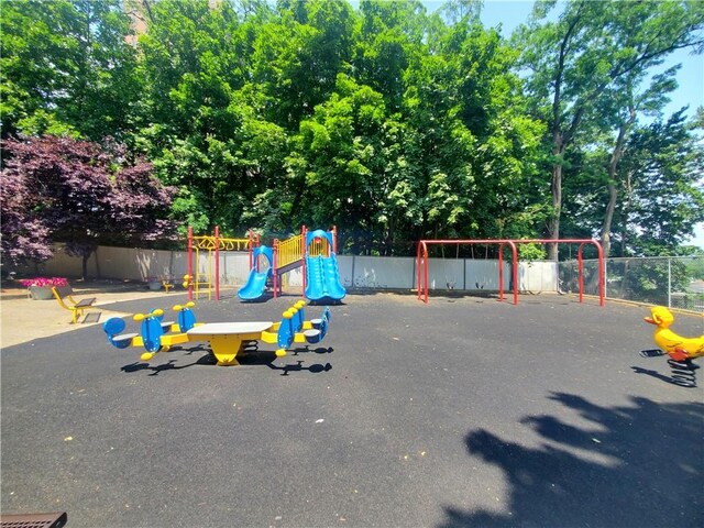 view of play area