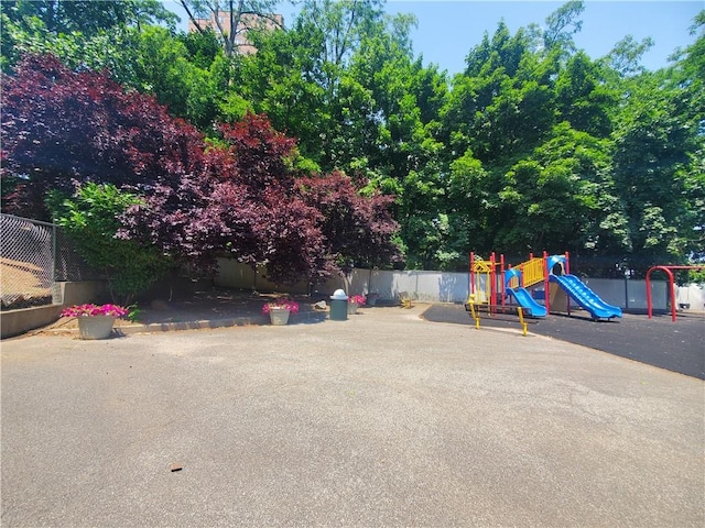 view of jungle gym