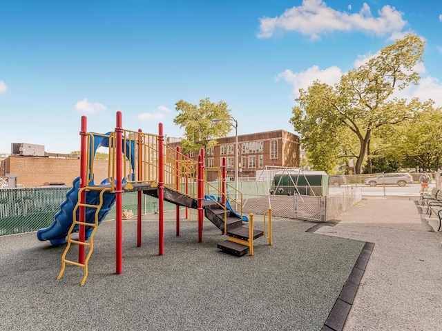 view of jungle gym