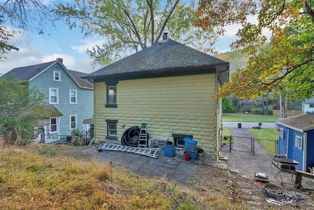 view of rear view of property