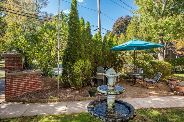 view of patio