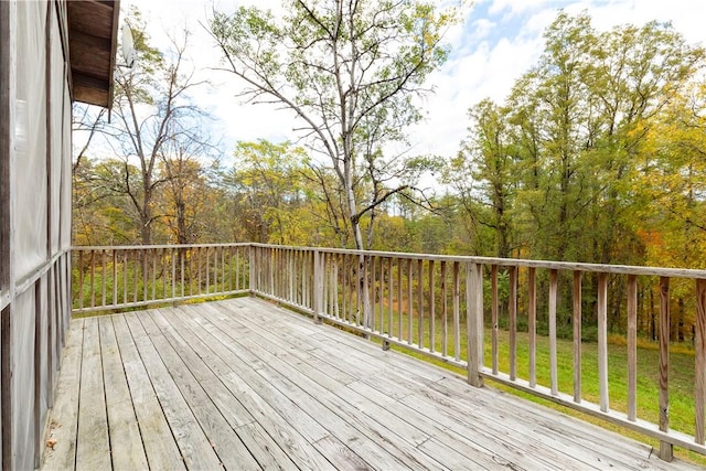 view of deck