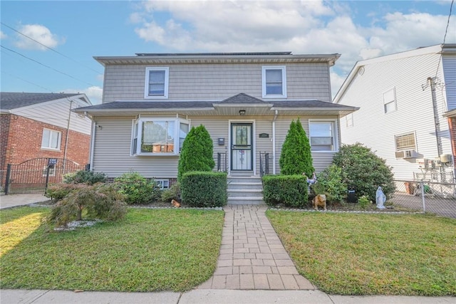 3204 Glennon Pl, Bronx, NY 10465 - view of front facade with a gate