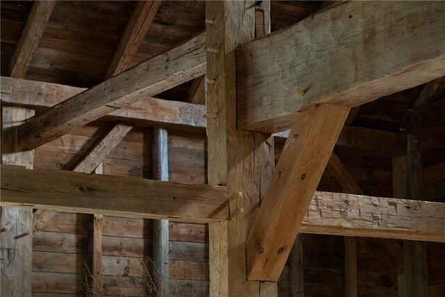 view of attic