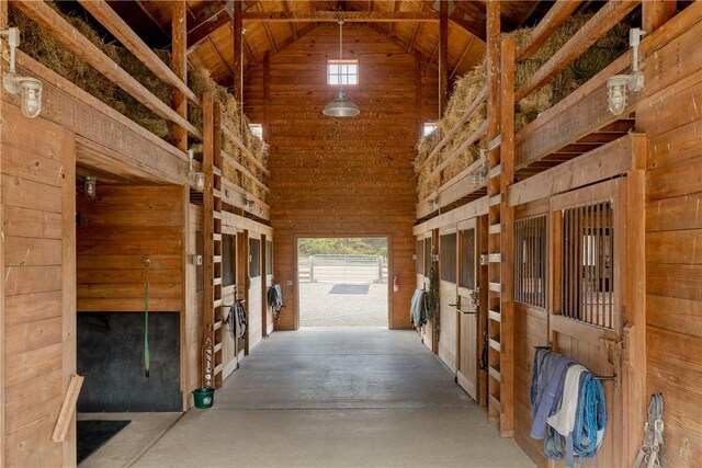 view of stable