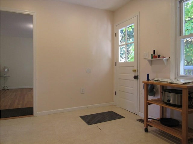 view of entrance foyer