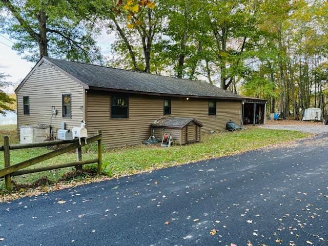 view of front of home