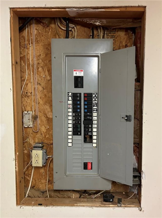 utilities with electric panel