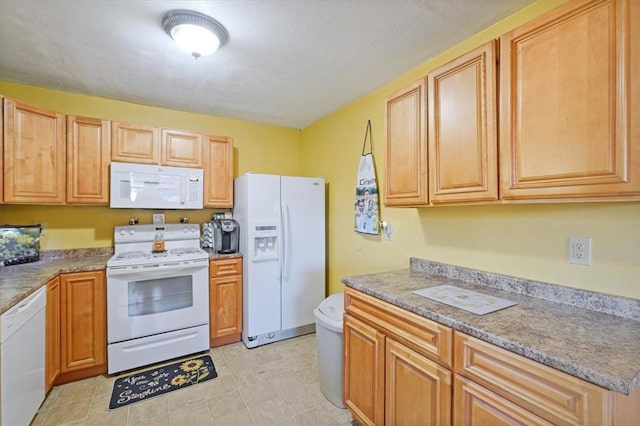 kitchen featuring white appliances