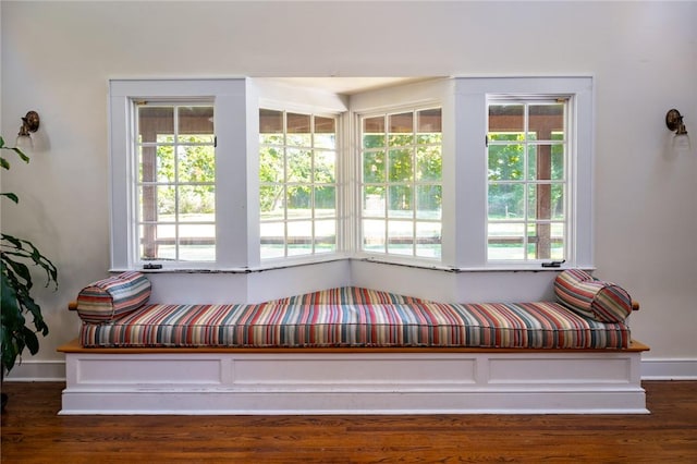 unfurnished sunroom with plenty of natural light