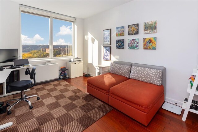 640 W 237th St Unit 12B, Bronx, NY 10463 - office with dark hardwood / wood-style floors