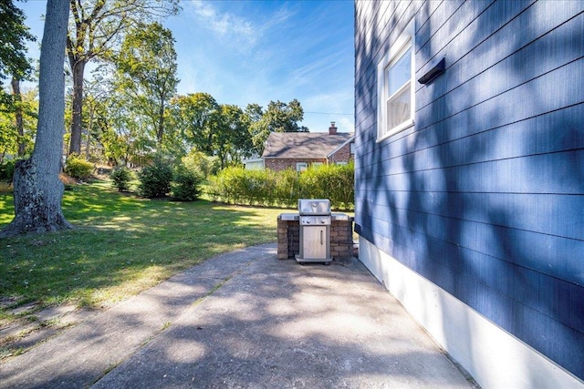 exterior space with a patio