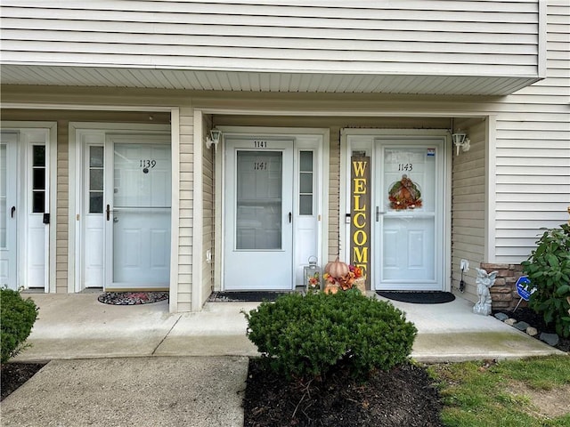 view of entrance to property