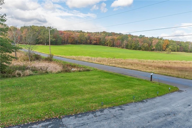 surrounding community featuring a lawn