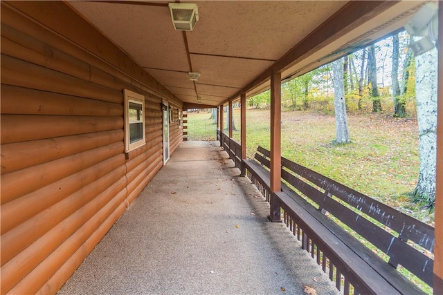 view of patio / terrace with covered porch