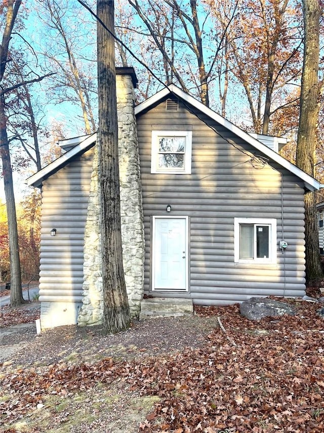 view of rear view of house