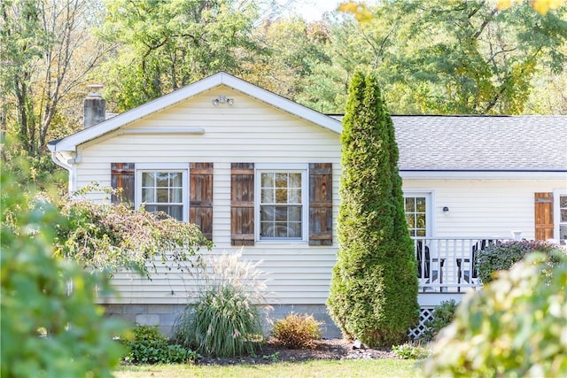 view of front of home