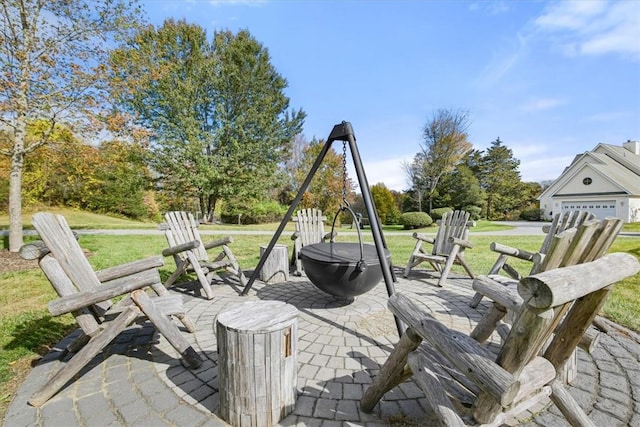 view of patio