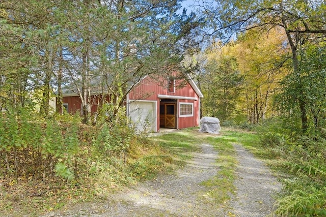 view of outbuilding