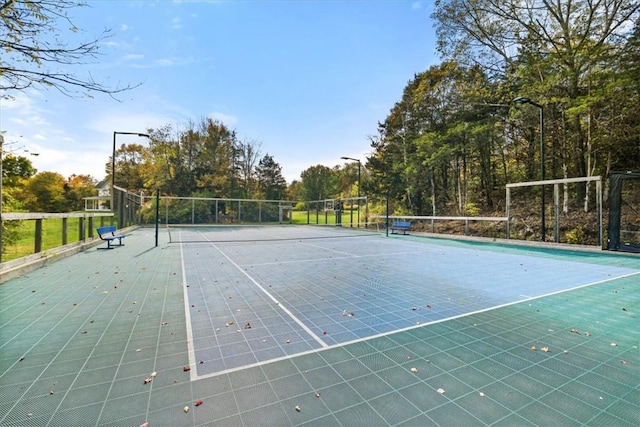 view of sport court