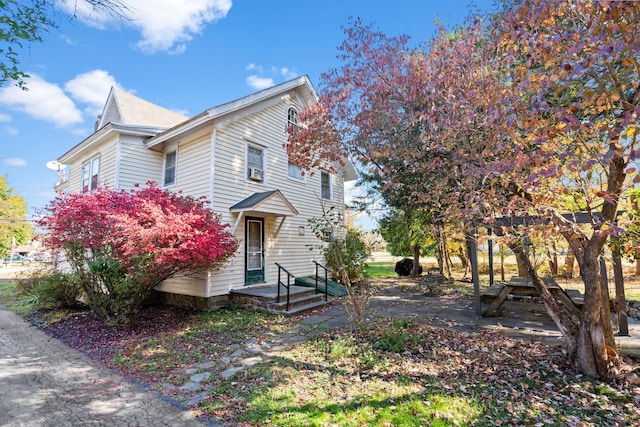 view of front of home