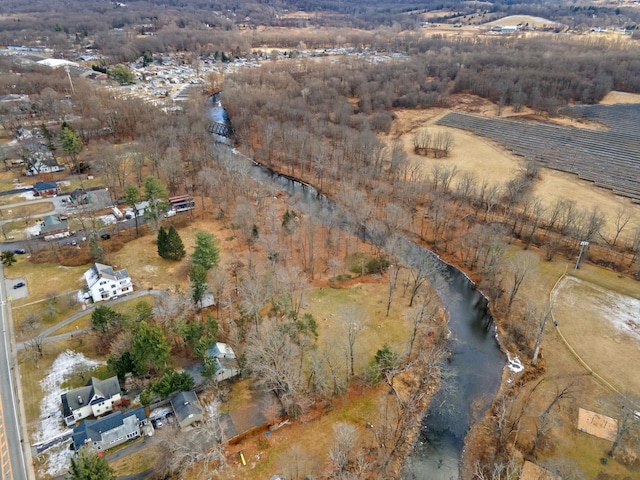 bird's eye view featuring a rural view