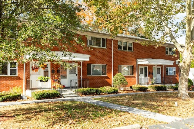 multi unit property with an AC wall unit