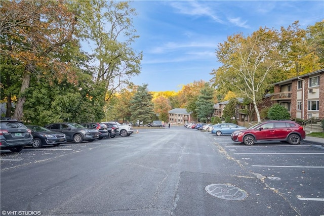 view of vehicle parking