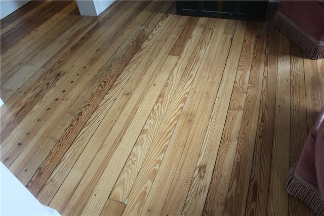 details featuring hardwood / wood-style flooring