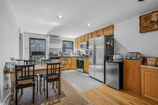 kitchen featuring appliances with stainless steel finishes