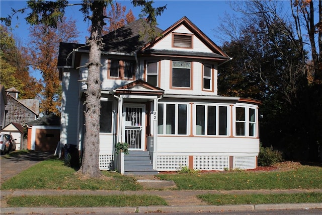 view of victorian house