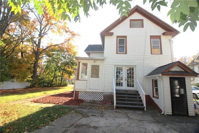 view of back of property